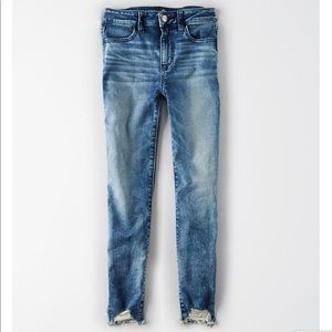 American eagle high waisted jegging crop jeans